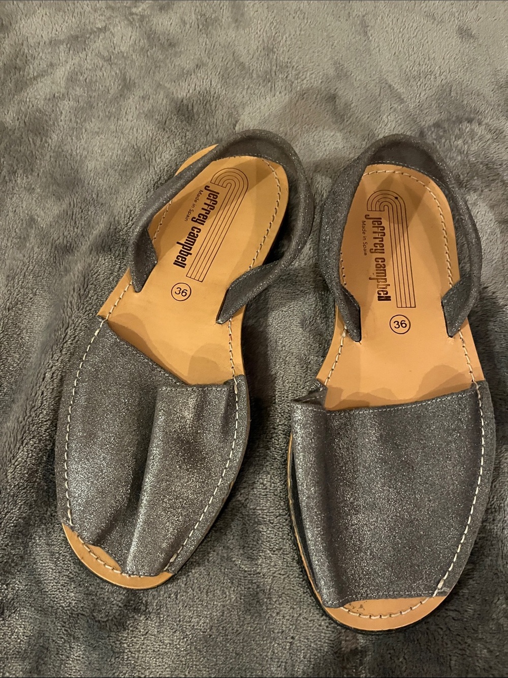 Jeffrey Campbell sparkly sandals
